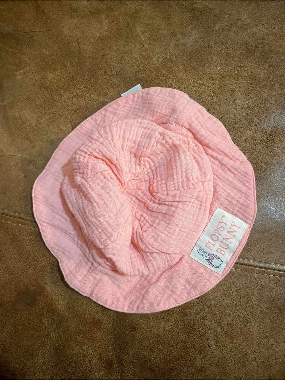 Flopsy Bunny Pink Baby Bucket Hat
